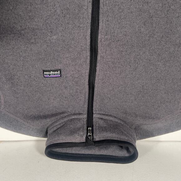 Patagonia Gray Full Zip Fleece Better Sweater Sporty Jacket Women's Large - Picture 15 of 16